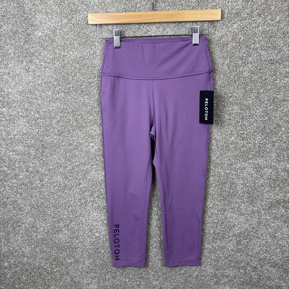Peloton Essential Purple‎ Capri Leggings Women's Small NEW SU121 - Picture 1 of 7